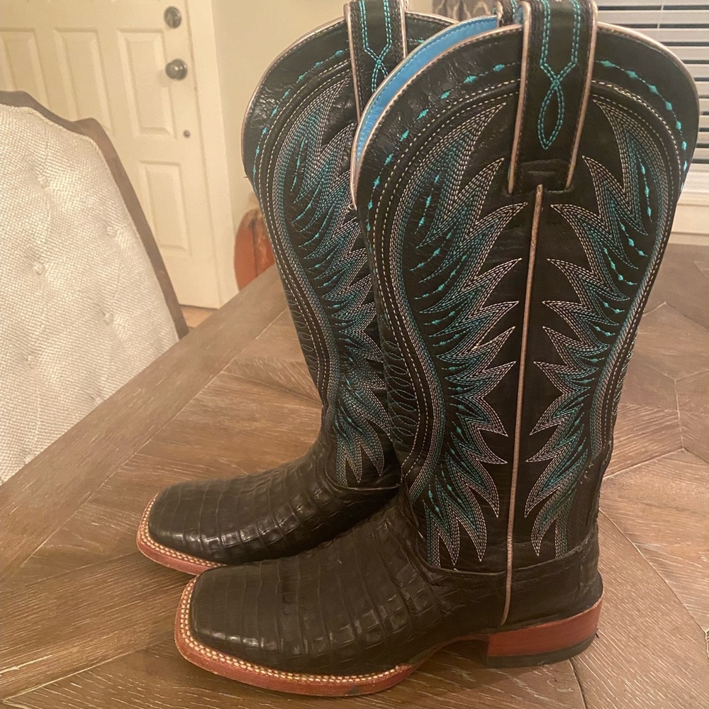 Artist Caiman Belly Boots - Picture 4 of 5